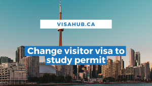 change visitor visa to study permit