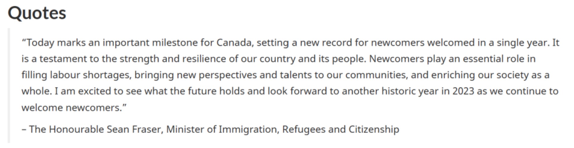 移民加拿大 發言